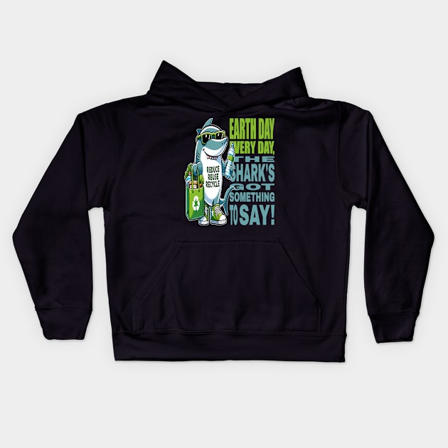 Earth Day Every Day: Grow Green Kids Hoodie by maknatess